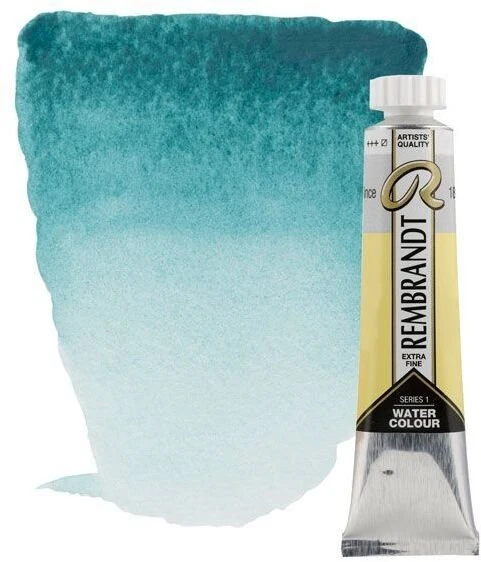 Rembrandt Watercolour Tube Cobalt Turquoise Žalias 682 (ROY-05046820)