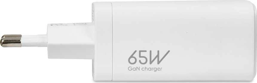IBOX C-65 PD65W UNIVERSALUS Įkroviklis GaN USB-C CABLE Baltas