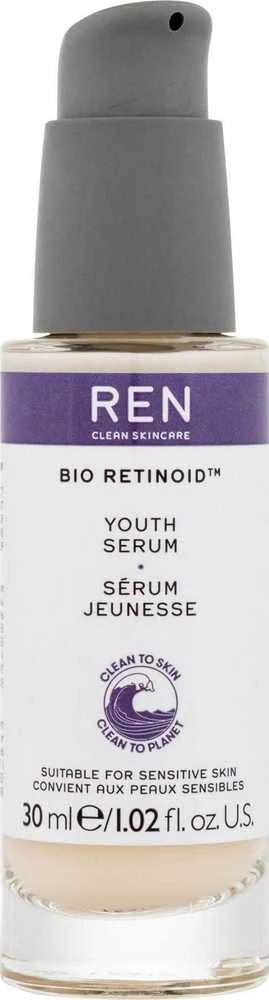 REN Clean Skincare Bio Retinoid Youth Serum jauninantis veido serumas visų tipų odai, 30 ml