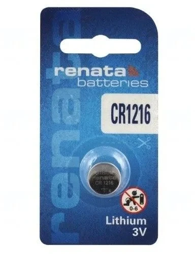 Renata CR1216 ličio baterija pakuotėje