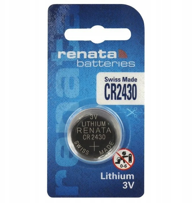 Renata CR2430 baterijos 1 vnt.