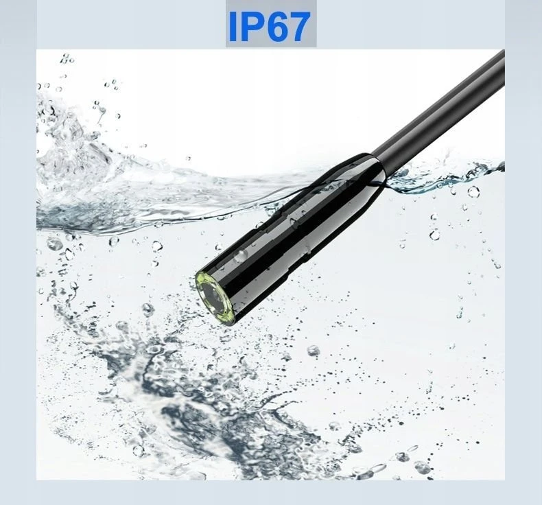 Renew Force Inspekcinė kamera Endoskopas Standus Lankstus 2m HD IPS 4.3" ekranas IP67 / Az-m40-d
