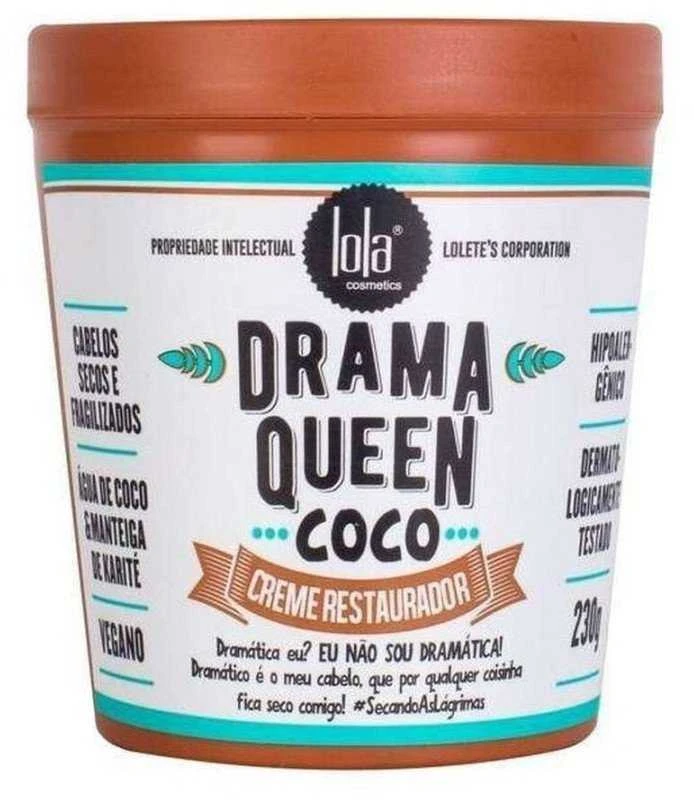Lola Cosmetics Drama Queen Coco Mascarilla Restauradora, 230 g