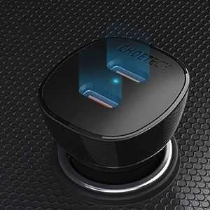 Kroviklis CHOETECH 2xUSB-C: 12-24V, 40W, QC3.0+ PD
