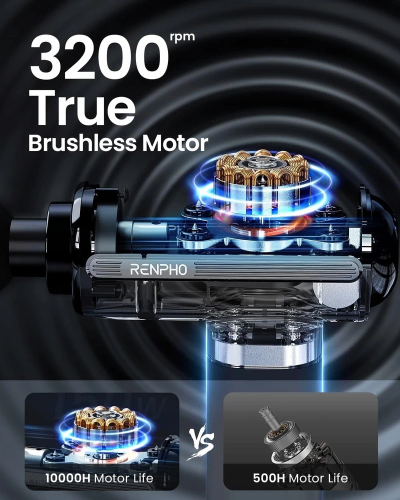 RENPHO Thermacool aktyvaus masažo pistoletas