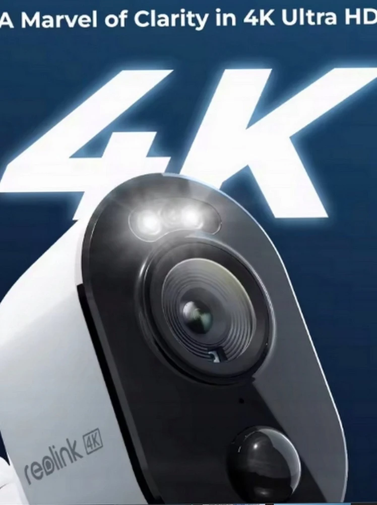 Reolink Argus 3 Ultra 8MP, 2W, LED, PIR, Type-C - belaidė vaizdo stebėjimo kamera