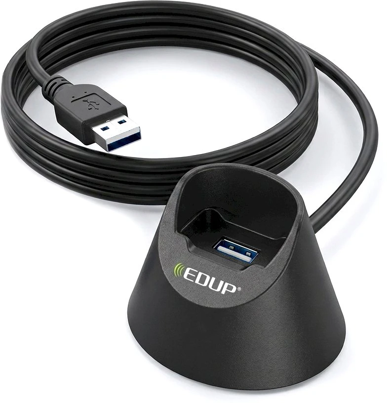 Reolink EDUP USB 2.0 prailginimo laidas su pagrindu / 1 m