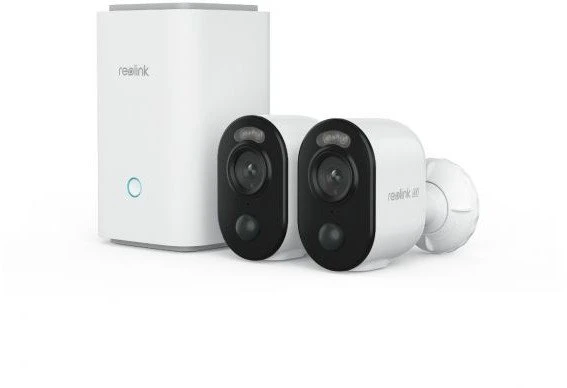 Reolink namų šakotuvas + 2x „Argus 3 Ultra“ su 64 GB 4K | 8 MP | Baterija | IP65