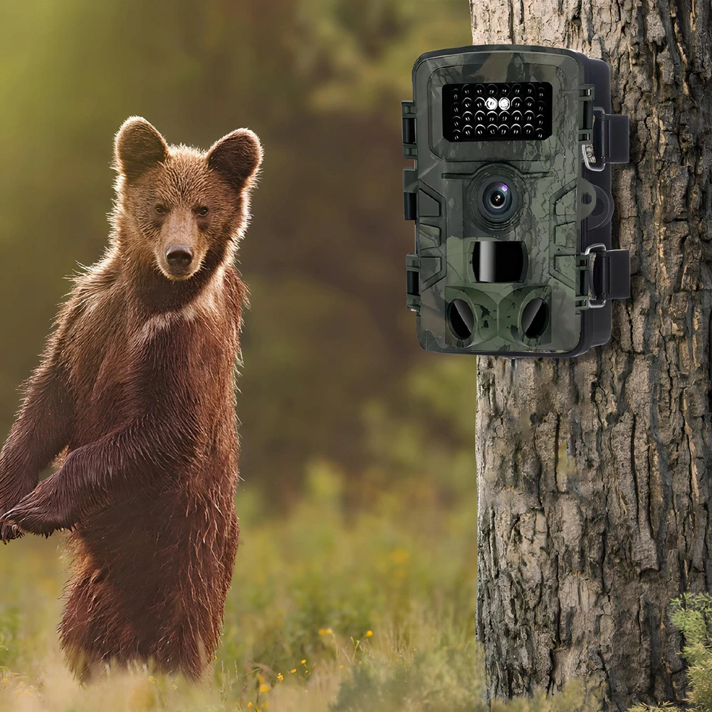 Fotopułapka Kameros gaudyklė miško medžioklės kamera „Full HD“ IR judesio jutiklio naktinis režimas e194