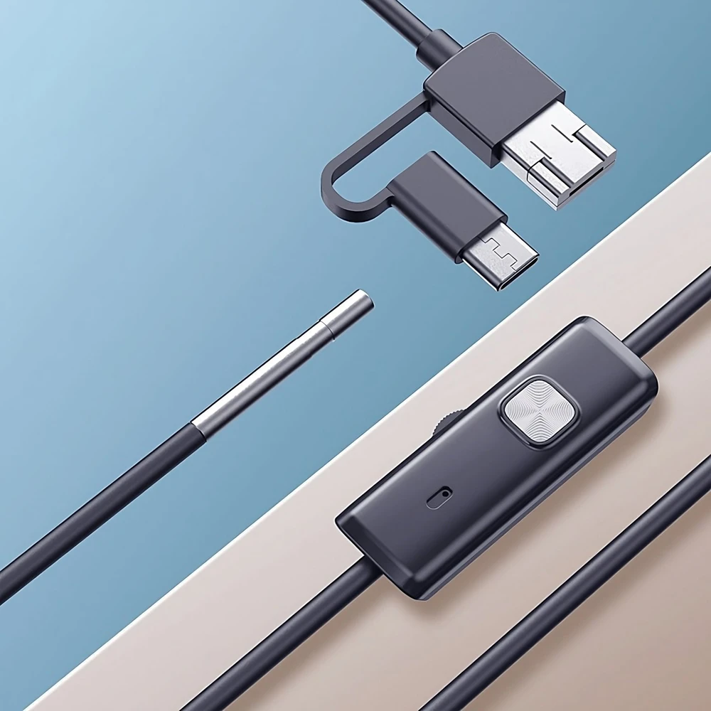 Endoskopo 3,9 mm HD apžiūros kamera „Android“ įrenginiams su USB-C