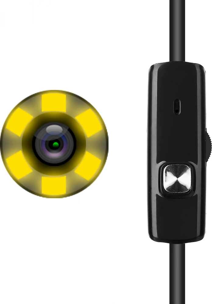 Endoskopo 3,9 mm HD apžiūros kamera „Android“ įrenginiams su USB-C