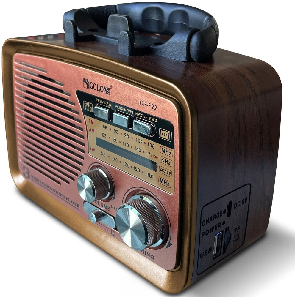 Retoo Virtuvinis radijas E972-2, AM/FM/SW, „Bluetooth“