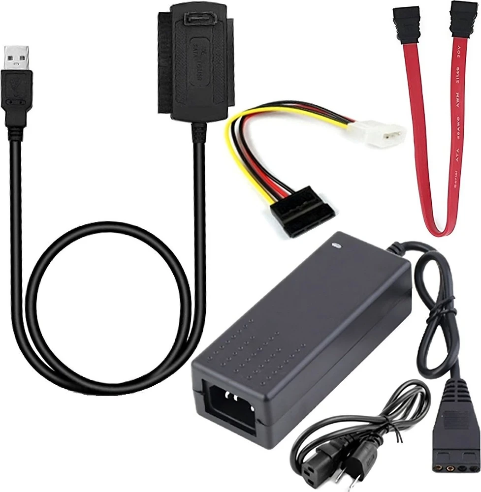 USB į SATA ATA IDE 2.5 3.5 adapteris / USB į SATA ATA IDE 2.5 3.5 adapteris
