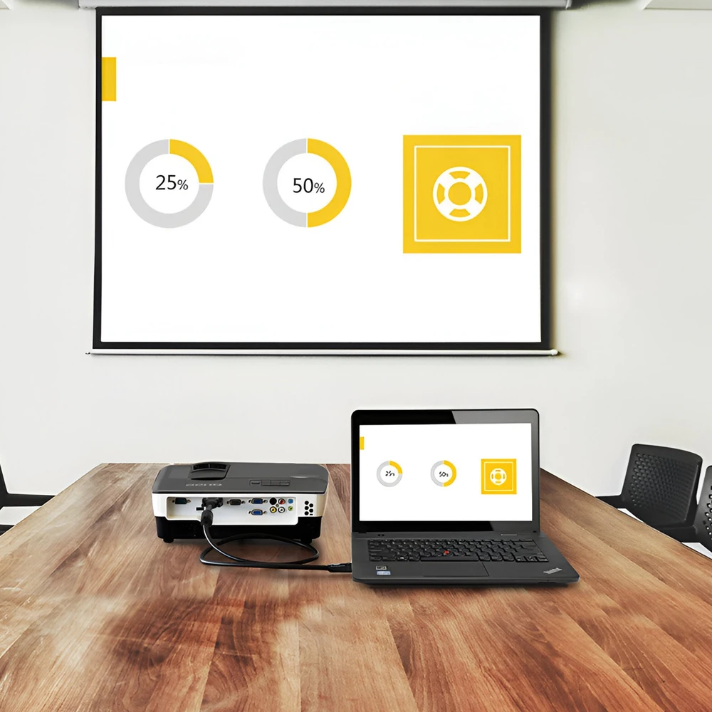 Retoo Dvi-I į VGA D-Sub DVI 24+5 dvigubos jungties kabelis 140 cm monitoriui