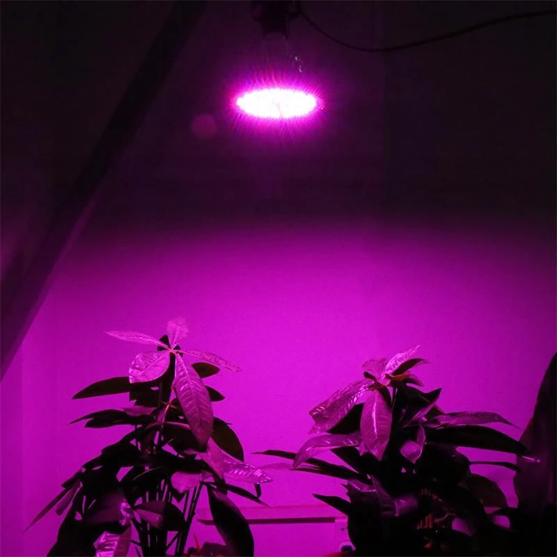 Lampa Augalų augimo lempa 200 LED auginimo panelės spaustukas 20 W E27 sriegis kilnojamas -E563