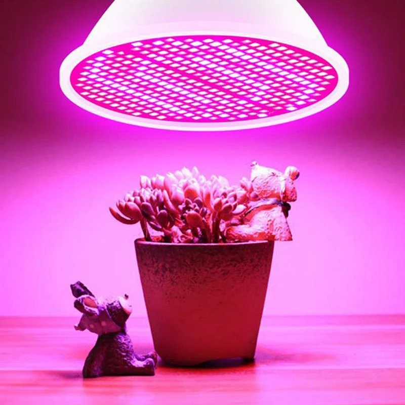 Lampa Augalų augimo lempa 200 LED auginimo panelės spaustukas 20 W E27 sriegis kilnojamas -E563