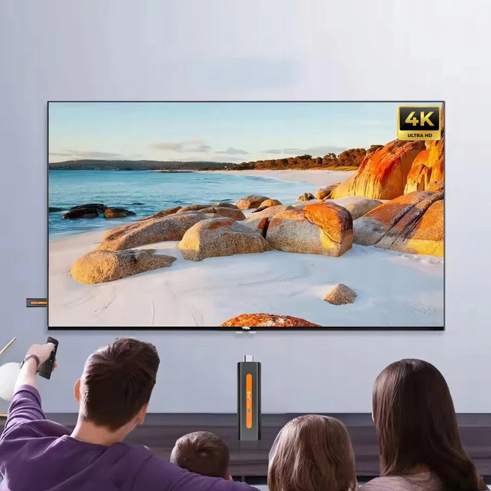 Vaizdo grotuvas Multimedijos grotuvas Retoo Grotuvas Multimedialny Przystawka Android 14 Smart TV Stick Box WiFi 2/16 ZENWIRE TV98 H618