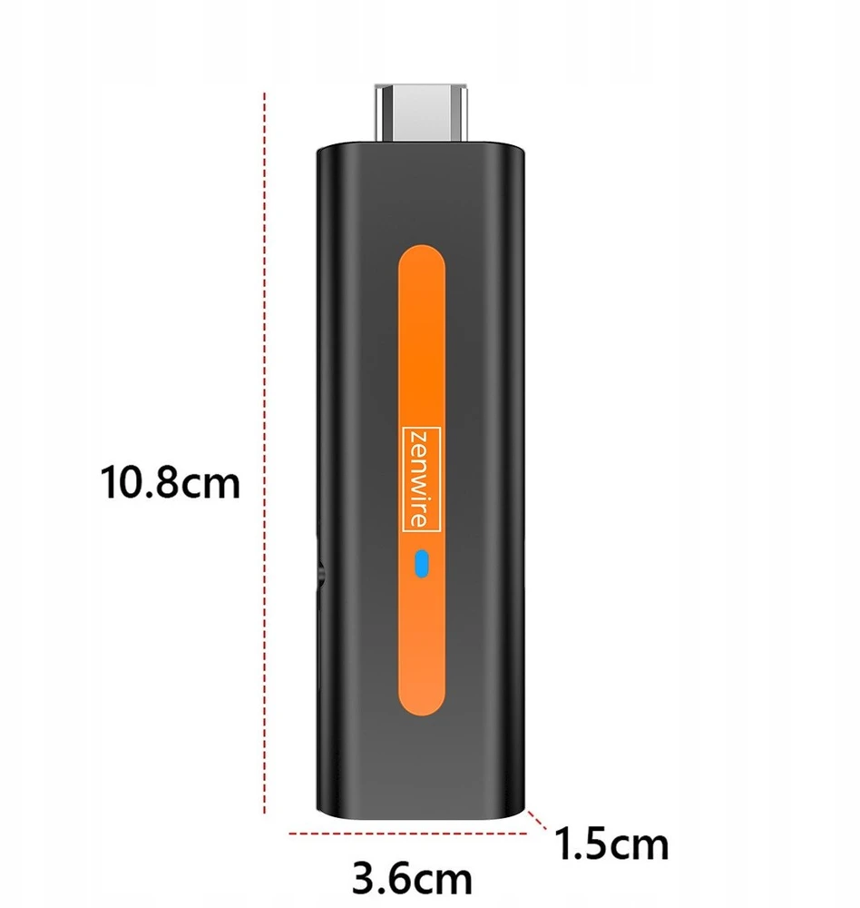 Vaizdo grotuvas Multimedijos grotuvas Retoo Grotuvas Multimedialny Przystawka Android 14 Smart TV Stick Box WiFi 2/16 ZENWIRE TV98 H618