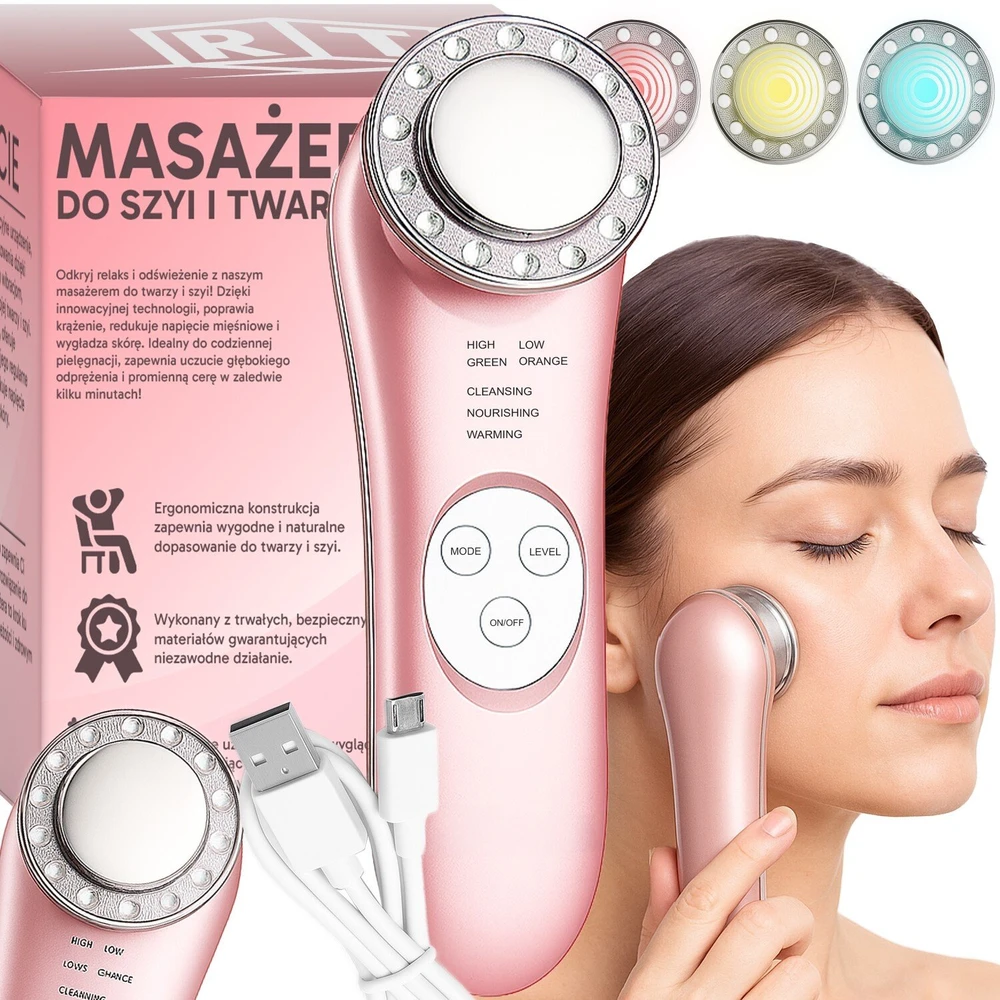 Retoo Mezoterapia Beadatinis mezoterapijos EMS masažuoklis veido masažui, liftingui - u104-1