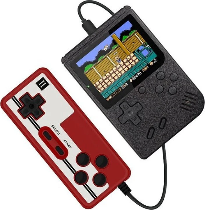Retoo Mini retro žaidimų konsolė 400 žaidimų 3'' -e150