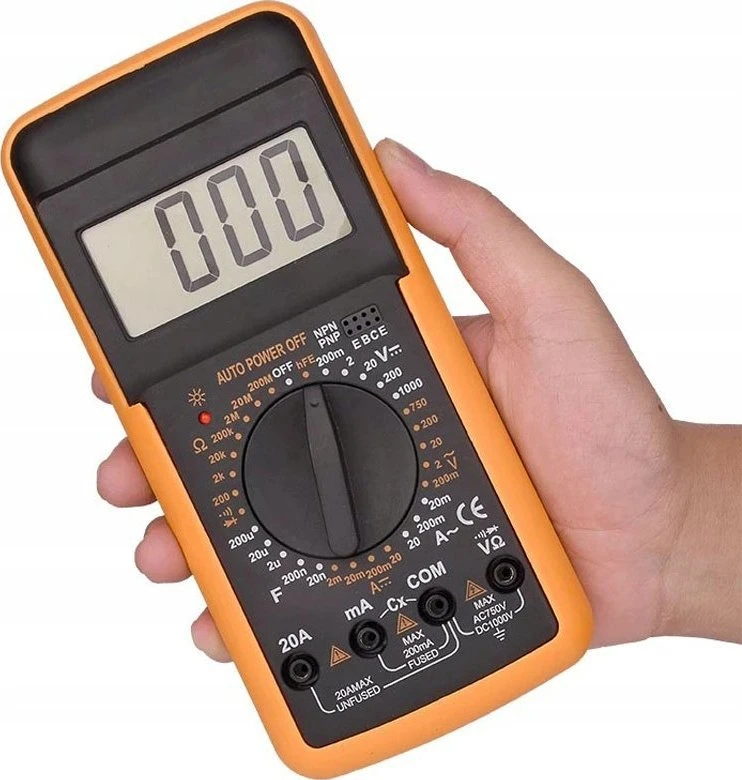 Retoo Skaitmeninis Skaitmeninis srovės matuoklis, multimetras, įtampos testeris -e208