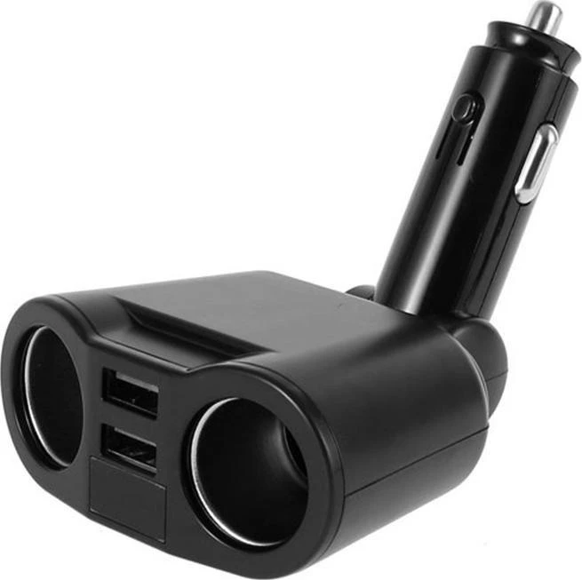RTO cigarečių žiebtuvėlio lizdo skirstytuvas USB voltmetras kroviklis-e382