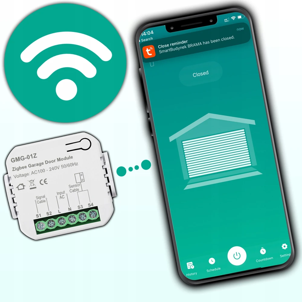 Retoo Sterownik Valdiklio signalo relė, skirta „wifi tuya“ roletų išmaniesiems moduliams