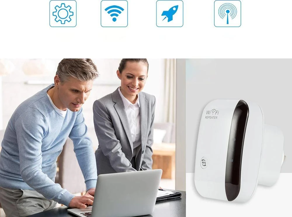 Maršrutizatorius Wzmacniacz Stiprintuvas „Wi-Fi“ signalo stiprintuvas