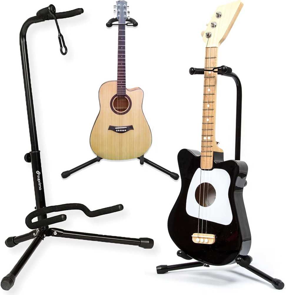 Retoo SUPRIMO GS2 sulankstomas grindų stovas gitarai