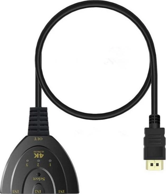Retoo Switch HDMI jungiklis 3in1 „Full HD 4k“ skirstytuvas -E385
