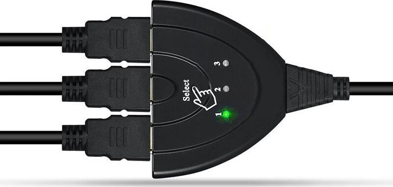 Retoo Switch HDMI jungiklis 3in1 „Full HD 4k“ skirstytuvas -E385