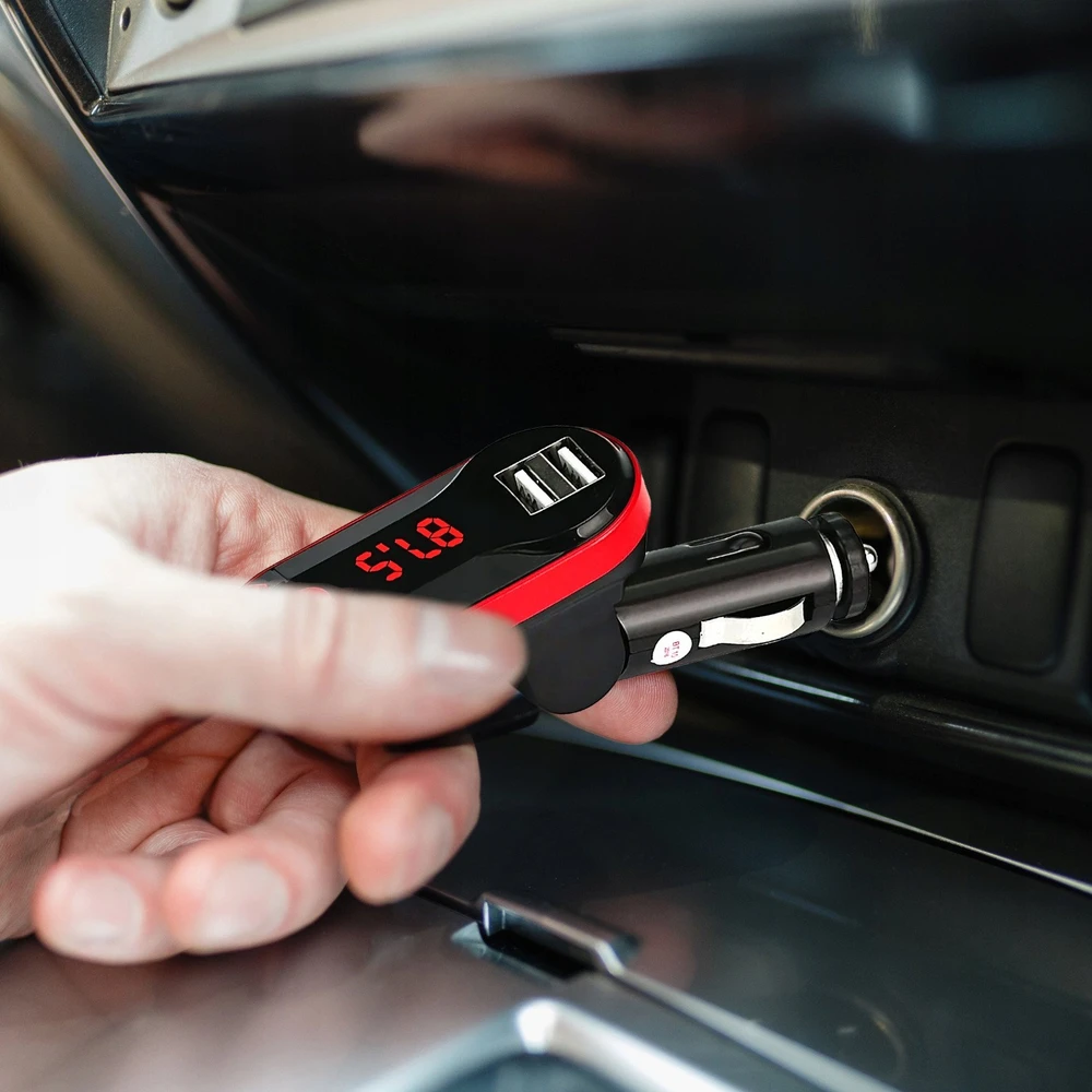 Transmiter Automobilinis FM Bluetooth siųstuvas CarWave