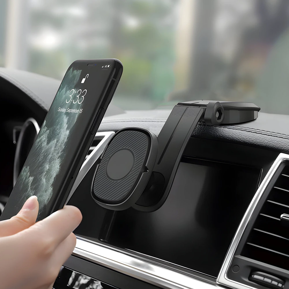Uchwyt Laikiklis Magnetinis automobilinis telefono laikiklis, magnetas prietaisų skydeliui, kabinai, priekiniam stiklui