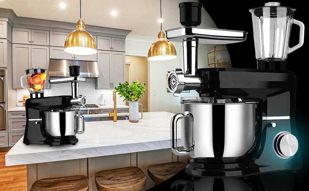 Virtuvinis kombainas Retoo Planetinis virtuvės kombainas CookMaster OR1104, 5in1, 3200W