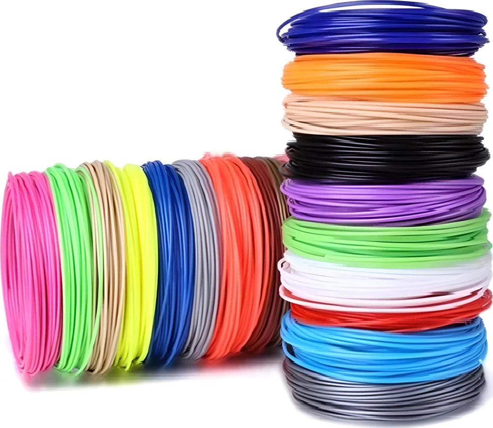 3D rašiklio filamento užpildas 1,75 mm, 100 m, 20 spalvų x 5 m - d038