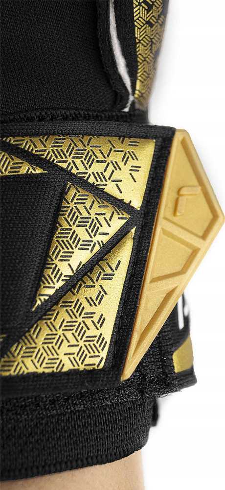 Vartininko pirštinės Reusch Attrakt Gold X Evolution Cut Finger Support - Juodos