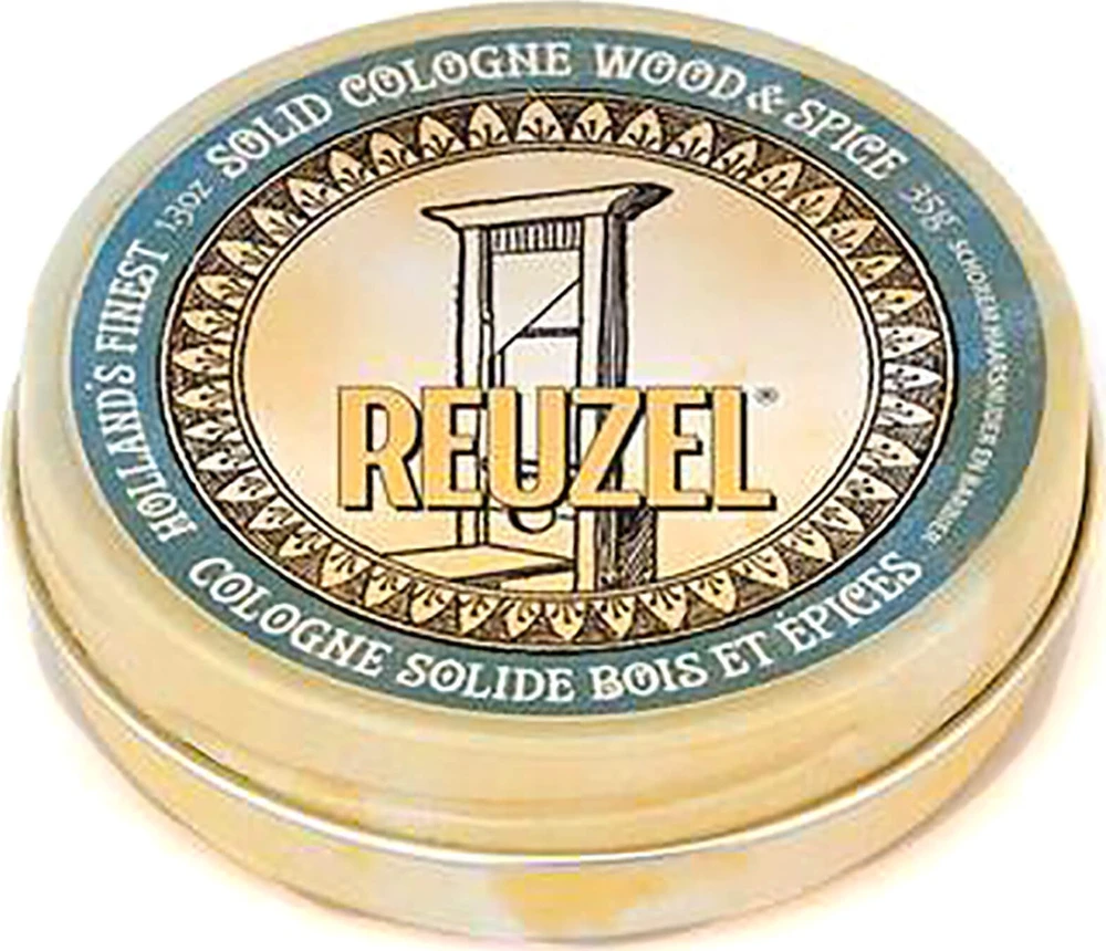 Vaško pagrindo kvepalai - balzamas Reuzel Wood & Spice Solid Cologne Balm, 35g