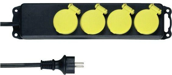 REV Multiple Socket Outlet IP44 4 kartus 1,4m