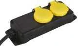 REV Multiple Socket Outlet IP44 2 kartus 1,4m