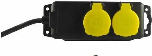 REV Multiple Socket Outlet IP44 2 kartus 1,4m