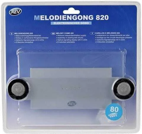 REV Melodiengong Glasdesign 820