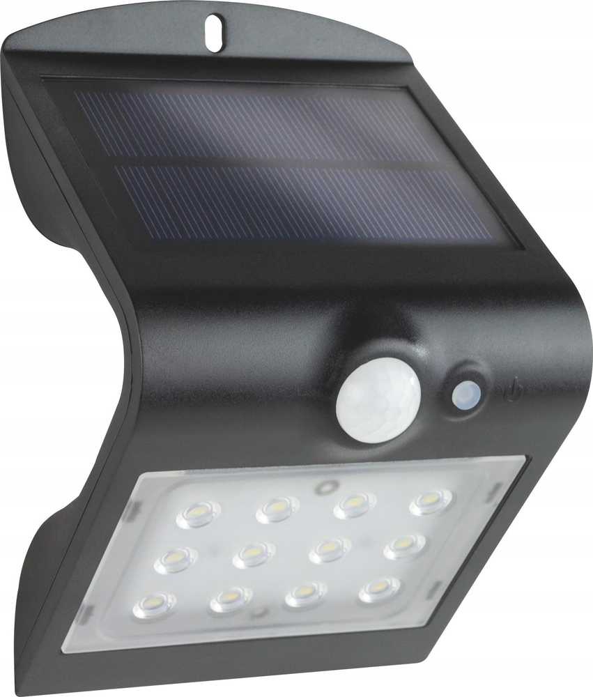 REV REV saulės energija varomas LED drugelis su judesio jutikliu 1,5W juodas