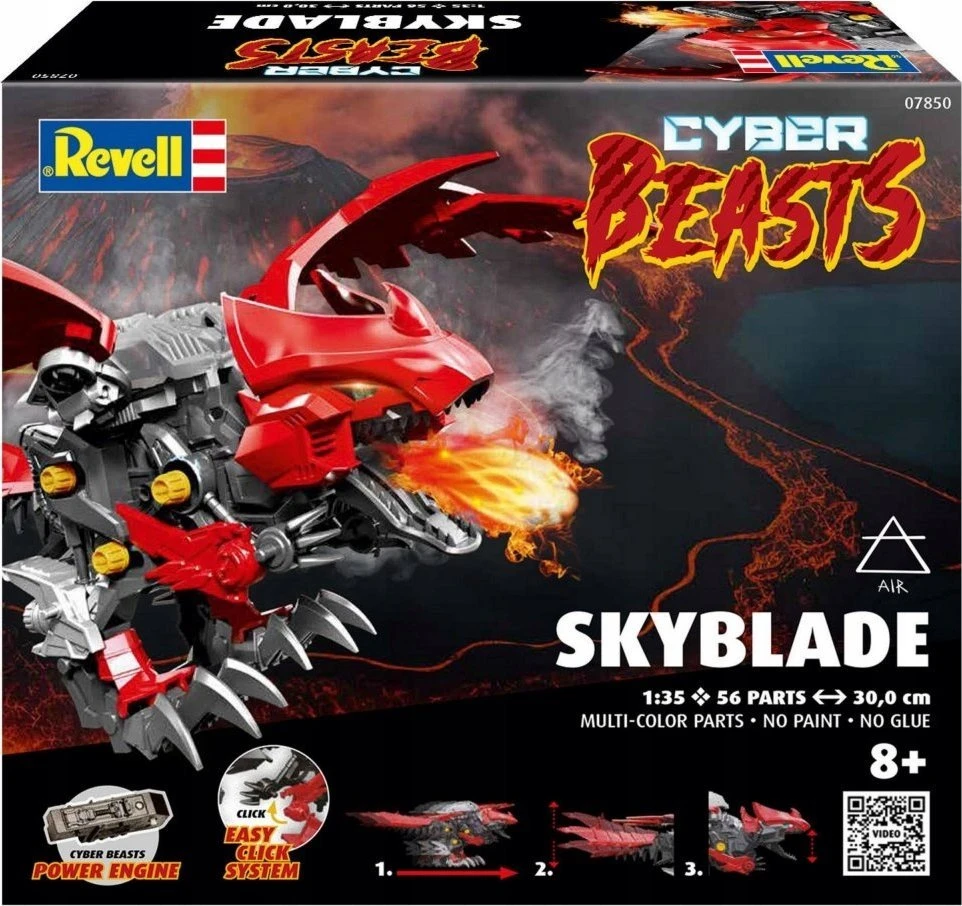 Revell CyberBeasts SkyBlade 1/35 surenkamas plastikinis modelis 30 cm