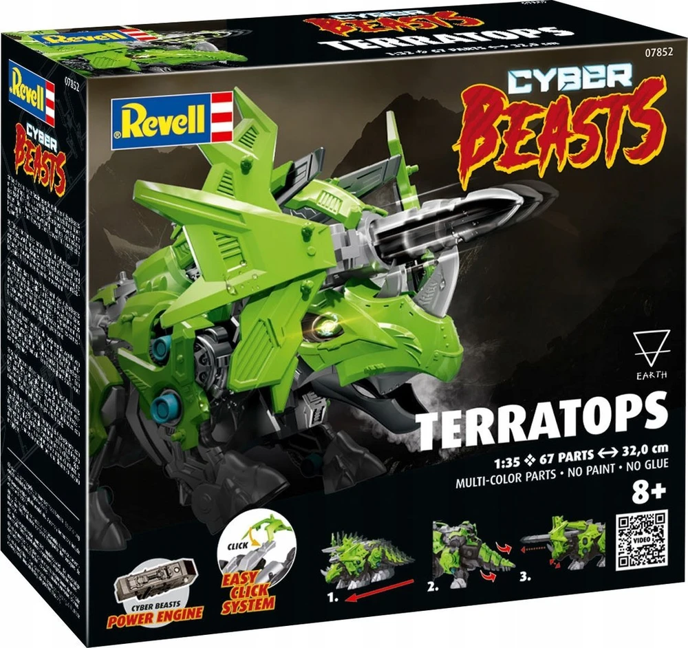Revell CyberBeasts TerraTops 1/35 plastikinis surenkamas modelis 32 cm