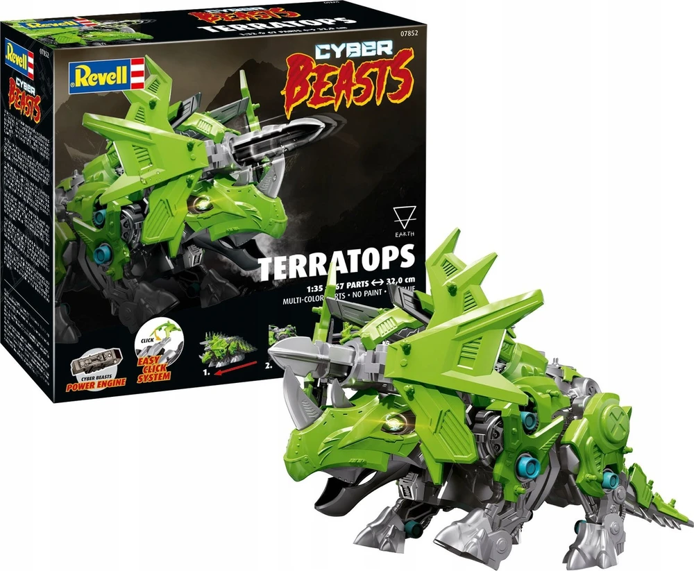 Revell CyberBeasts TerraTops 1/35 plastikinis surenkamas modelis 32 cm