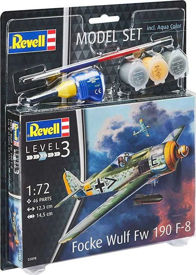 Revell Focke-Wulf Fw 190 F-8 lėktuvo modelio dovanų rinkinys 1:72