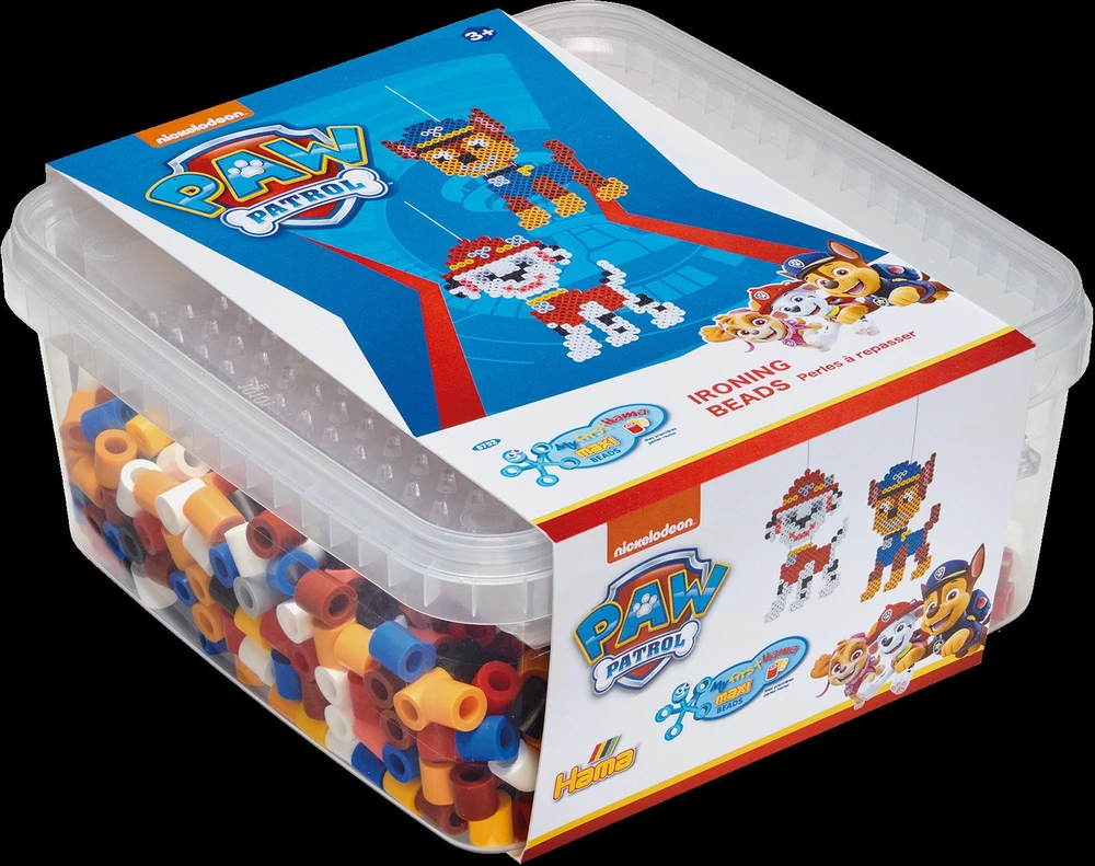 Hama Beadspaw Patrol HAMA MAXI karoliukų rinkinys dėžutėje PAW PATROL