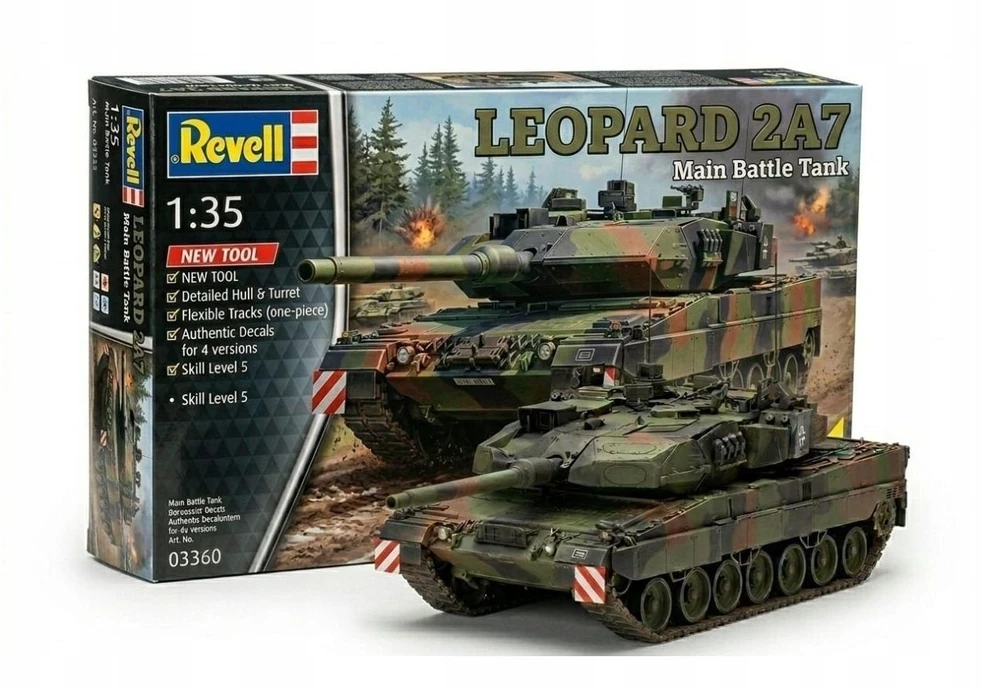Revell Leopard 2A7A1 1/35 plastikinis tanko modelis