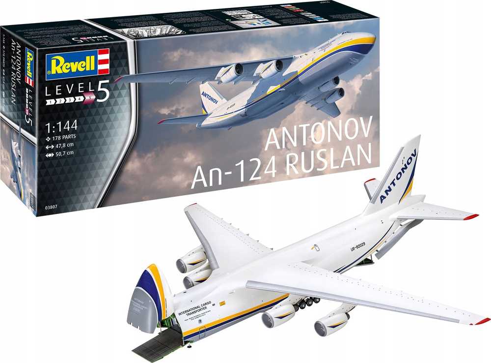 Revell – Antonovas AN-124 Ruslanas, 1/144, 03807