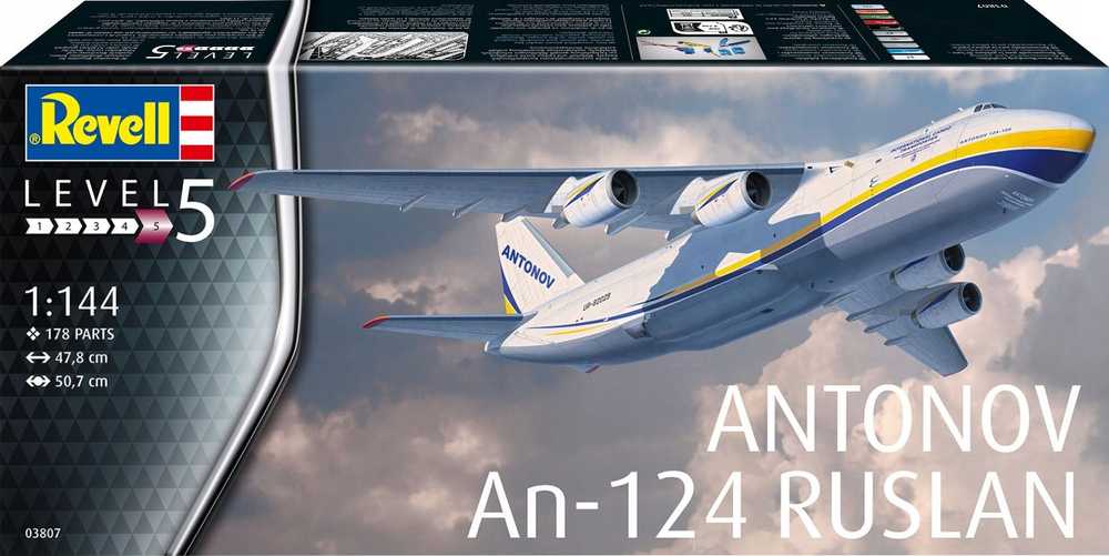Revell – Antonovas AN-124 Ruslanas, 1/144, 03807